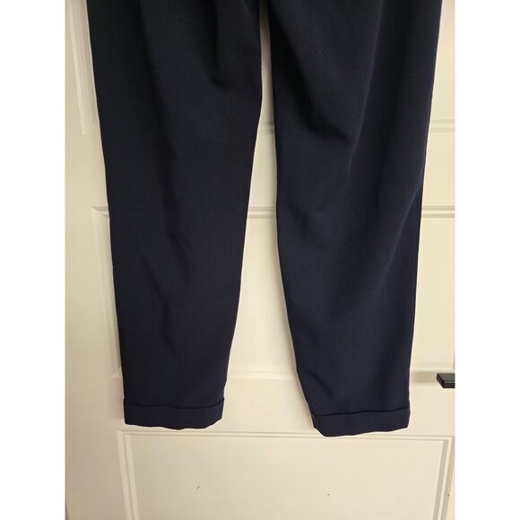 Women's LOFT "Marisa Ankle" Navy Blue Dress Pants Slacks Trousers | Size 6 - Picture 7 of 10